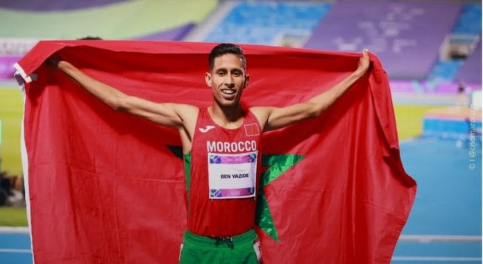 صلاح الدين بن يزيد يحرز ذهبية 3000 م موانع والمغرب يصل 16 ميدالية في ألعاب التضامن الإسلامي