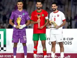 ربيع حريمات أفضل لاعب في كأس العرب.. المغرب يحتفل بلقب ثانٍ تاريخي ربيع حريمات أفضل لاعب في كأس العرب!