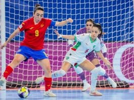 إسبانيا تسحق أسود الأطلس في ربع نهائي كأس العالم لكرة القدم للسيدات إسبانيا تسحق المغرب 1-6 في ربع نهائي مونديال الفوتسال النسوي