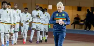 الكاميرون يفترق عن مدربه البلجيكي قبل أسابيع قليلة من انطلاق كأس الأمم الأفريقية الكاميرون تفصل عن بريس قبل كأس أمم أفريقيا وتعيِّنْ باجو مدربًا