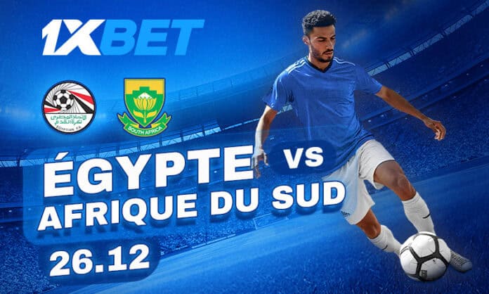 Égypte vs Afrique du Sud à la Coupe d'Afrique des Nations 2025 avec 1xBet