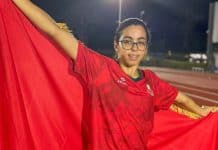 ماريا السعدي تتوج بذهبية القفز الطويل في الألعاب الإفريقية للشباب ماريا السعدي ذهبية القفز الطويل بأنغولا!