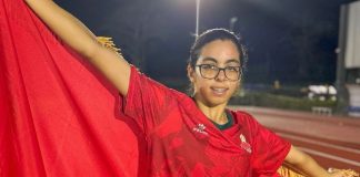 ماريا السعدي تتوج بذهبية القفز الطويل في الألعاب الإفريقية للشباب ماريا السعدي ذهبية القفز الطويل بأنغولا!