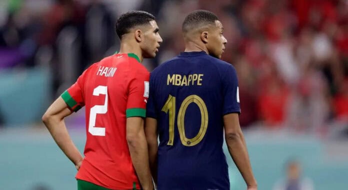 مبابي في الرباط لدعم حكيمي أمام مالي!