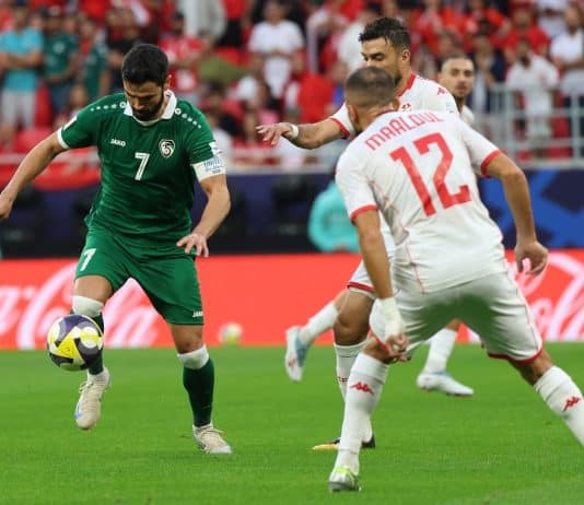 سوريا تفاجئ تونس بهدف وحيد وتحقق المفاجأة الأولى في كأس العرب سوريا تفاجئ تونس 1-0 في افتتاح كأس العرب 2025