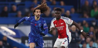 تشيلسي يقاوم ارسنال ويحقق تعادلا مثيرا في الدوري الانجليزي تشيلسي يعادل ارسنال 1-1 رغم الطرد ويحافظ على سجله القوي