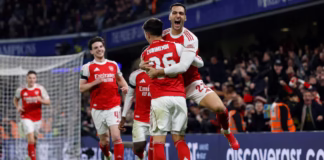 أرسنال ينتزع فوزاً مثيراً خارج أرضه على تشيلسي ويقترب بقوة من نهائي كأس الرابطة أرسنال يفوز 3-2 على تشيلسي ويقترب من نهائي كأس الرابطة