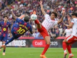 برشلونة يودّع الصدارة بعد سقوطه المذل في ديربي كاتالونيا أمام جيرونا جيرونا يُسقط برشلونة 2-1 ويُبقي الصدارة لريال مدريد