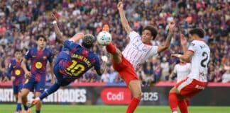 برشلونة يودّع الصدارة بعد سقوطه المذل في ديربي كاتالونيا أمام جيرونا جيرونا يُسقط برشلونة 2-1 ويُبقي الصدارة لريال مدريد