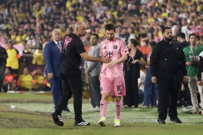 إنتر ميامي يؤجل مباراته بسبب إصابة ميسي في الفخذ