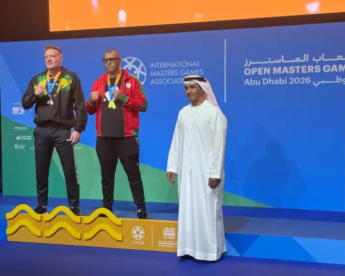 يوسف بنجنة يحرز ذهبيتين في المواي طاي بألعاب الماسترز أبوظبي