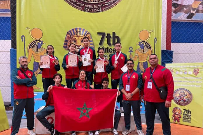 المغرب يحصد 5 ميداليات في افتتاح بطولة إفريقيا للووشو كونغ