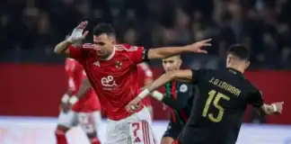 موعد مباراة الجيش الملكي والأهلي المصري في الجولة السادسة من دوري أبطال إفريقيا موعد مباراة الجيش الملكي والأهلي 15 فبراير 2026