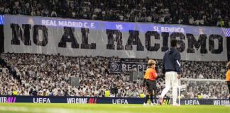 ريال مدريد يُغرّم 15 ألف يورو بسبب إيماءة نازية من مشجع خلال مباراة بنفيكا ريال مدريد يُغرّم 15 ألف يورو بسبب مشجع نازي