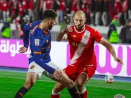 الوداد ينتزع فوزاً دراماتيكياً أمام نهضة بركان بهدف زياش من ركلة جزاء في الوقت بدل الضائع الوداد يفوز على بركان بهدف زياش في الوقت بدل الضائع