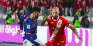 الوداد ينتزع فوزاً دراماتيكياً أمام نهضة بركان بهدف زياش من ركلة جزاء في الوقت بدل الضائع الوداد يفوز على بركان بهدف زياش في الوقت بدل الضائع