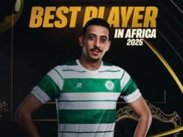 حمزة السلامي يتوج بجائزة أفضل لاعب إفريقي لكرة القدم داخل القاعة لعام 2025 حمزة السلامي أفضل لاعب إفريقي للفوتسال 2025