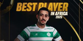 حمزة السلامي يتوج بجائزة أفضل لاعب إفريقي لكرة القدم داخل القاعة لعام 2025 حمزة السلامي أفضل لاعب إفريقي للفوتسال 2025
