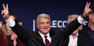 لابورتا يواصل قيادة برشلونة… فوز كبير في الانتخابات حتى عام 2031 إعادة انتخاب خوان لابورتا رئيساً لبرشلونة حتى 2031