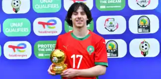إبراهيم الرباج أفضل لاعب في مباراة المغرب وتونس ضمن بطولة شمال إفريقيا U17 إبراهيم الرباج أفضل لاعب في مباراة المغرب وتونس U17