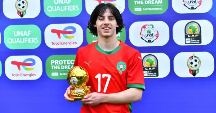 إبراهيم الرباج أفضل لاعب في مباراة المغرب وتونس U17