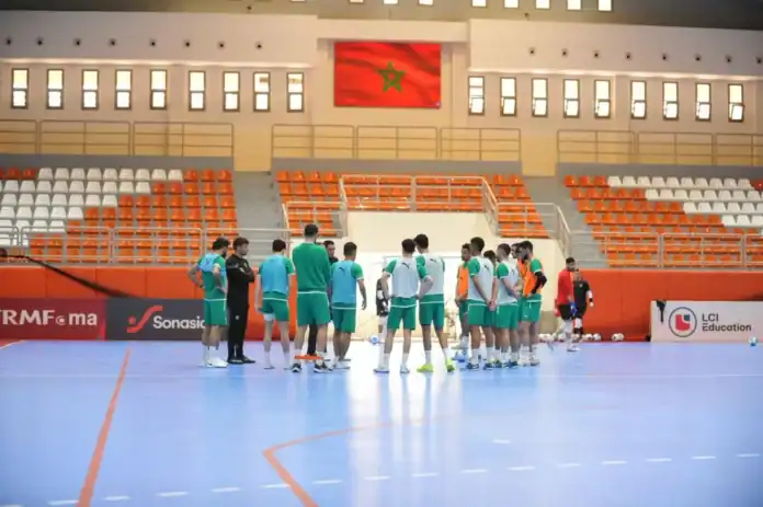 511996 المنتخب المغربي للفوتسال يواصل التحضير لدوري بركان