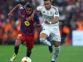 الكلاسيكو يتصدر الجولة 35 وقد يقرب برشلونة من حسم الليغا الكلاسيكو قد يحسم لقب الدوري الإسباني لصالح برشلونة