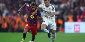 الكلاسيكو يتصدر الجولة 35 وقد يقرب برشلونة من حسم الليغا الكلاسيكو قد يحسم لقب الدوري الإسباني لصالح برشلونة