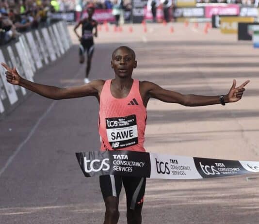 ساباستيان ساويه يصنع إنجازا غير مسبوق في لندن وينزل تحت حاجز الساعتين ساباستيان ساويه يصنع إنجازا غير مسبوق في لندن وينزل تحت حاجز الساعتين