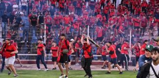 أحداث ملعب المسيرة تعيد الجدل حول توتر مباريات الأندية الجزائرية قاريا أحداث ملعب المسيرة تعيد الجدل في كأس الكاف