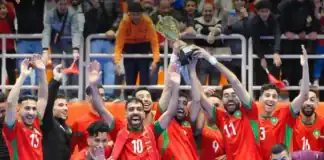 المنتخب المغربي للفوتسال يتوج بلقب دوري بركان الدولي بسداسية أمام ليبيا المغرب يتوج بلقب دوري بركان للفوتسال بسداسية أمام ليبيا