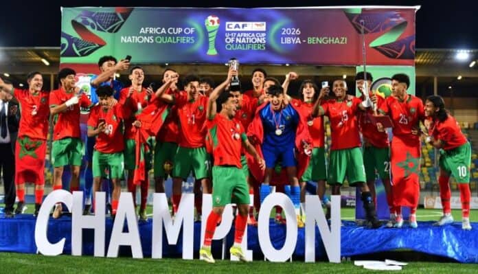 المغرب يفوز ببطولة شمال إفريقيا U17 بالعلامة الكاملة
