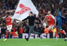 أرسنال يقترب من حلم الدوري والسيتي يترقب تعثرًا في الأمتار الأخيرة أرسنال يقترب من لقب الدوري الإنجليزي