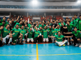 الرجاء يبلغ نصف نهائي كأس العرش للفوتسال بعد إقصاء حامل اللقب الرجاء يقصي لوكوس ويتأهل لنصف نهائي كأس العرش للفوتسال