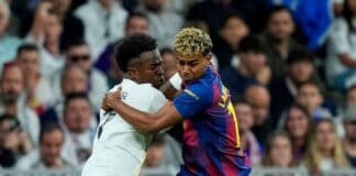 فينيسيوس يرشح إسبانيا للمنافسة على كأس العالم ويشيد بلامين يامال فينيسيوس يشيد بلامين يامال ويرشح إسبانيا للمونديال