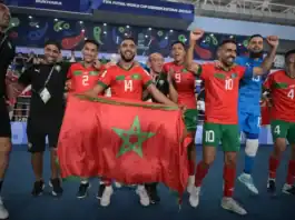 المغرب يحافظ على المركز السادس عالميًا في تصنيف الفوتسال المغرب سادسًا عالميًا في تصنيف الفوتسال