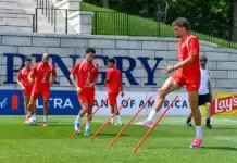 المنتخب المغربي يختتم استعداداته قبل مواجهة البرازيل في كأس العالم 2026 المغرب يختتم تحضيراته قبل مواجهة البرازيل