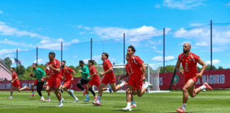 المنتخب المغربي يواصل تحضيراته لمواجهة هايتي الحاسمة المغرب يواصل تحضيراته لمواجهة هايتي