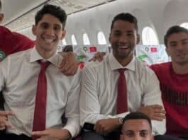 بعثة المنتخب المغربي تصل إلى نيوجيرسي استعداداً لكأس العالم 2026 المنتخب المغربي يصل إلى نيوجيرسي قبل كأس العالم 2026