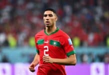 حكيمي يقود طموحات المغرب في المونديال رغم الضغوط خارج الملعب حكيمي يقود طموحات المغرب في كأس العالم