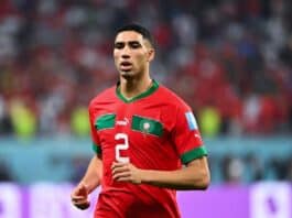 حكيمي يقود طموحات المغرب في المونديال رغم الضغوط خارج الملعب حكيمي يقود طموحات المغرب في كأس العالم