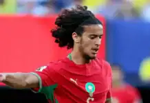 Ayub Bouadi est sous les feux de la rampe après sa brillante prestation face au Brésil أيوب بوعدي يخطف الأضواء أمام البرازيل