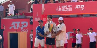الإيطالي لوتشيانو دارديري يتوج بلقب جائزة الحسن الثاني الكبرى للتنس بمراكش لوتشيانو دارديري يتوج بلقب جائزة الحسن الثاني للتنس في مراكش