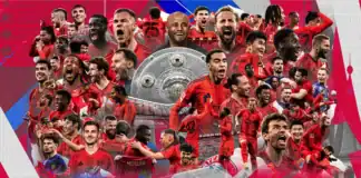 بايرن ميونيخ يتوج بلقب الدوري الألماني للمرة الـ34 في تاريخه بايرن ميونيخ يتوج بلقب الدوري الألماني للمرة الـ34