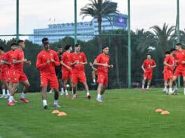 المنتخب الوطني ينهي تدريباته اليوم لملاقاة نظيره التونسي المنتخب المغربي لأقل من 20 سنة يواجه تونس في كأس أمم إفريقيا