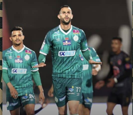 الرجاء يختتم موسمه بفوز ساحق على شباب المحمدية الرجاء يختتم الموسم بفوز 6-0 على شباب المحمدية