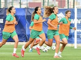 المنتخب الوطني النسوي يواصل استعداداته في طنجة لنهائيات كأس أمم إفريقيا المنتخب النسوي المغربي يستعد في طنجة لكأس أمم إفريقيا 2025