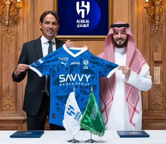 رسمياً: سيموني إنزاغي مدرباً جديداً لنادي الهلال السعودي الهلال يتعاقد مع الإيطالي سيموني إنزاغي رسميًا