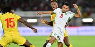 أوناحي يتألق ويحصد أعلى تقييم في ودية المغرب أمام بنين عز الدين أوناحي يحصد أعلى تقييم في مباراة المغرب والبنين