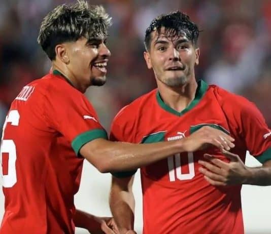 دياز يغيب عن وديتي تونس وبنين.. والزلزولي في حالة شك غياب دياز وشكوك حول الزلزولي قبل وديتي المغرب ضد تونس وبنين